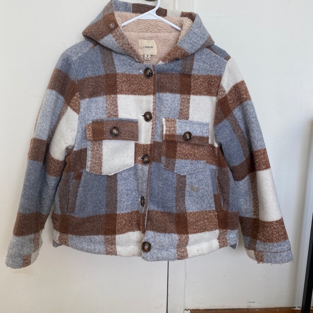 A wool blend jacket